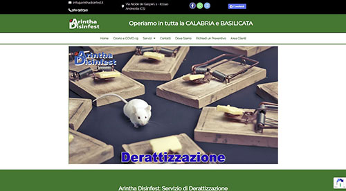 Arintha Disinfest - Derattizzazione