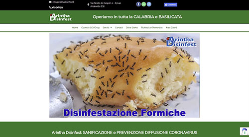 Arintha Disinfest - Sanificazioni Ambienti di Lavoro
